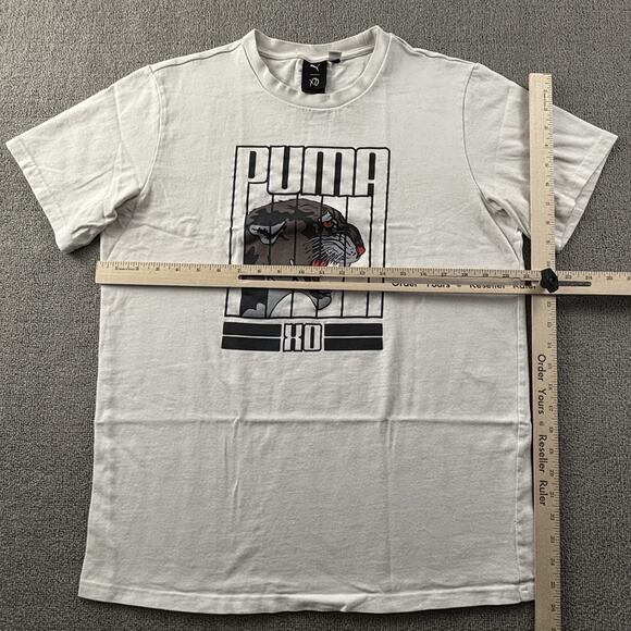 Puma XO Shirt Adult Medium White Short Sleeve Active Casual Men's - Picture 10 of 14